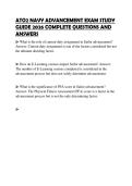 ATO2 NAVY ADVANCEMENT EXAM STUDY GUIDE 2026 COMPLETE QUESTIONS AND ANSWERS