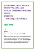 Psychotherapy for the Advanced Practice Psychiatric Nurse Nursing Test Bank 2026