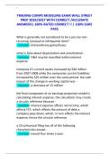 TRADING COMPS MODELING EXAM WALL STREET PREP 2026&sol;2027 WITH CORRECT &sol;ACCURATE ANSWERS&vert; 100&percnt; RATED CORRECT &excl;&excl; &vert; 100&percnt; SURE PASS