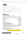 2025 AQA GCSE GEOGRAPHY Paper 2 Challenges in the Human Environment   Question Paper & Mark Scheme &lpar;Merged&rpar; June 2025 &lbrack;VERIFIED&rsqb; 