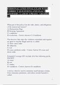 PERSONAL LINES FINAL EXAM WITH  CORRECT QUESTIONS AND EXACT  ANSWERS &vert; LATEST UPDATE &vert; GRADED  A&plus; 