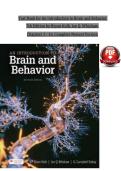 Test Bank For An Introduction to Brain and Behavior&comma; 7th Edition by Bryan Kolb&comma; Ian Q&period; Whishaw&comma; Verified Chapters 1 - 16&comma; Complete Newest Version