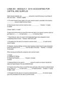 LOMA 361 - MODULE 2 - CH 9&colon; ACCOUNTING FOR CAPITAL AND SURPLUS