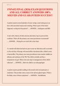 FNP 652 Final Exam &lpar;2026&rpar; &ndash; Verified Q&A with Detailed Explanations &ndash; 100&percnt; Correct & Guaranteed Success