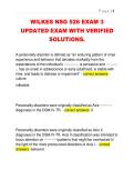 WILKES NSG 526 EXAM 3 UPDATED EXAM WITH VERIFIED SOLUTIONS&period;