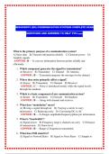 MISSISSIPPI &lpar;MS&rpar; COMMUNICATION SYSTEMS COMPLETE EXAM QUESTIONS AND ANSWERS TO HELP YOU PASS