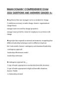 INMAN DOMAIN 1 COMPREHENSIVE EXAM 2026 QUESTIONS AND ANSWERS GRADED A&plus;