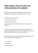 INMAN DOMAIN 1 PRACTICE SCRIPT 2026 TESTED QUESTIONS WITH ANSWERS