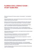 FLORIDA CIVIC LITERACY EXAM1
