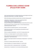 FLORIDA CIVIC LITERACY EXAM