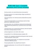 NURS 5461 Quiz 1 Complete Questions And Correct Answers &Tab;