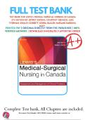 Test Bank for Lewis&rsquo;s Medical-Surgical Nursing in Canada&colon; Assessment and Management of Clinical Problems &ndash; 5th Edition &lpar;Tyerman&comma; Cobbett&comma; Harding & Kwong&rpar; &vert; Canadian RN Exam Prep 2025&sol;2026