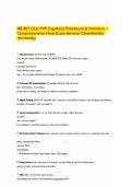 NR 667 CEA FNP Capstone Practicum & Intensive &ndash; Comprehensive Final Exam Review &lpar;Chamberlain University&rpar;