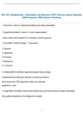Bio 101&colon; Chapter&sol;Lab 1 Questions and Answers &lpar;100 &percnt;Score&rpar; Latest Updated  2026 Answers &vert; With Expert Solutions 
