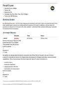 Final Exam&lowbar; RES5153 - Research Methods &vert; With complete solution &vert; RATED A&plus; &vert; NEW 