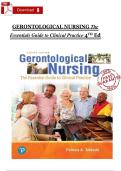 Gerontological Nursing&colon; The Essentials Guide to Clinical Practice 4th Edition &ndash; Comprehensive Study and Exam Preparation