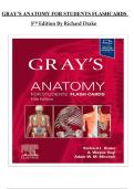 Gray&rsquo;s Anatomy for Students Flashcards 5th Edition &lpar;Richard Drake&rpar; &ndash; Study Aid and Review Material