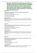 New Jersey&ndash;Specific Real Estate Salesperson January&sol;February 2026 State Licensing Exam Prep Memo &vert; NJREC Laws & Regulations&comma; State-Specific Exam Questions and Answers&comma; Agency & Fiduciary Duties&comma; Contracts of Sale&comma; Disclosures&comma; Fair Housing Compliance&comma; Eth