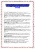 MISSISSIPPI &lpar;MS&rpar; COMMUNICATION SYSTEMS EXAM COMPLETE QUESTIONS AND CORRECT ANSWERS &lpar;NEWEST&rpar;