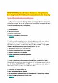 NR 667 CEA FNP Capstone Practicum & Intensive &ndash; Comprehensive Exam Study Guide &lpar;400&plus; MCQs with Answers&comma; Chamberlain University&rpar;