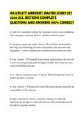 ISA UTILITY ARBORIST MASTER STUDY SET 2026 ALL SECTIONS COMPLETE QUESTIONS AND ANSWERS 100&percnt; CORRECT
