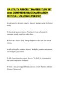 ISA UTILITY ARBORIST MASTER STUDY SET 2026 COMPREHENSIVE EXAMINATION TEST FULL SOLUTIONS VERIFIED