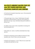 ISA UTILITY ARBORIST MASTER STUDY SET 2026 TEST PAPER QUESTIONS AND SOLUTIONS COMPLETE AND VERIFIED