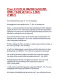 REAL ESTATE U SOUTH CAROLINA FINAL EXAM VERSION 2 2026 UPDATE