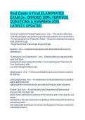 Real Estate U Final ELABORATED EXAM &lpar;A&plus; GRADED 100&percnt; VERIFIED&rpar; QUESTIONS & ANSWERS 2025 LATEST&excl;&excl; UPDATED