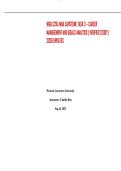 WGU C216&colon; MBA CAPSTONE TASK 3 &ndash; CAREER MANAGEMENT AND GOALS ANALYSIS &vert; VERIFIED STUDY &vert; 2026 UPDATES