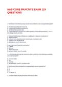 NAB CORE PRACTICE EXAM 110 QUESTION1&period;