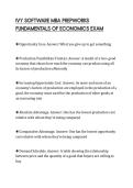 IVY SOFTWARE MBA PREPWORKS FUNDAMENTALS OF ECONOMICS EXAM