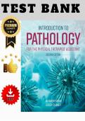 Test Bank for Introduction to Pathology for the Physical Therapist Assistant&comma; 2nd Edition &lpar;Moini & Chaney&rpar; &vert; All Chapters &lpar;1&ndash;30&rpar; &vert; A&plus; 