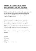 JBL PRACTICE EXAM CERTIFICATION EVALUATION SET 2026 FULL SOLUTION