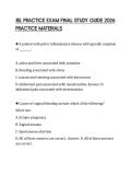 JBL PRACTICE EXAM FINAL STUDY GUIDE 2026 PRACTICE MATERIALS