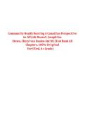 Test Bank for Community Health Nursing&colon; A Canadian Perspective&comma; 6th Edition by Dosani&comma; Etowa & van Daalen-Smith &vert; Complete Verified Q&A