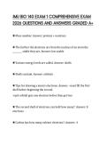 JMU BIO 140 EXAM 1 COMPREHENSIVE EXAM 2026 QUESTIONS AND ANSWERS GRADED A&plus;
