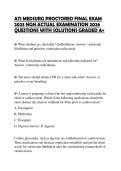 ATI MEDSURG PROCTORED FINAL EXAM 2023 NGN ACTUAL EXAMINATION 2026 QUESTIONS WITH SOLUTIONS GRADED A&plus;
