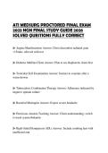 ATI MEDSURG PROCTORED FINAL EXAM 2023 NGN FINAL STUDY GUIDE 2026 SOLVED QUESTIONS FULLY CORRECT