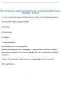 BIOL 400 Questions and Answers &lpar;100 &percnt;Score&rpar; Latest Updated 2026 Answers &vert;  With Expert Solutions 