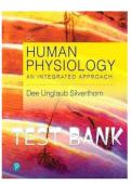 Test Bank for Human Physiology&colon; An Integrated Approach&comma; 8th Edition by Silverthorn &vert; Complete Chapter Q&A for Students