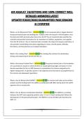 AIR ASSAULT &vert;QUESTIONS AND 100&percnt; CORRECT WELL DETAILED ANSWERS&vert;LATEST UPDATE&excl;&excl;&excl;&excl;2025&sol;2026&vert;GUARANTEED PASS&vert;GRADED A&plus;&vert;VERIFIED