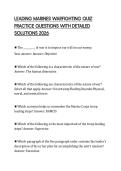 LEADING MARINES WARFIGHTING QUIZ PRACTICE QUESTIONS WITH DETAILED SOLUTIONS 2026