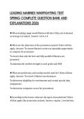 LEADING MARINES WARFIGHTING TEST SPRING COMPLETE QUESTION BANK AND EXPLANATIONS 2026