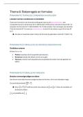 &lpar;School&rpar; examenstof Wiskunde A Havo 4&sol;5 - Thema 6&colon; Rekenregels en formules