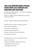 LEGL 2700 ROESSING EXAM 4 ACTUAL EXAM PAPER 2026 COMPLETE TEST QUESTIONS AND SOLUTIONS