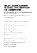 LEGL 2700 ROESSING EXAM 4 EXAM REVIEW 2026 COMPLETE STUDY GUIDE WITH CORRECT ANSWERS