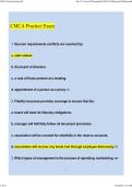 CMCA Practice Exam NEWEST 2026&sol;2027 ACTUAL EXAM COMPLETE QUESTIONS AND CORRECT DETAILED ANSWERS &lpar;VERIFIED ANSWERS&rpar; &vert;ALREADY GRADED A&plus;&vert;&vert;BRAND NEW&excl;&excl;