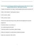 BIOL 400 EXAM II Cell Respiration Questions and Answers &lpar;100 &percnt;Score&rpar; Latest  Updated 2026 Answers &vert; With Expert Solutions 