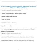BIOL 400 Exam III Meiosis Questions and Answers &lpar;100 &percnt;Score&rpar; Latest Updated  2026 Answers &vert; With Expert Solutions 
